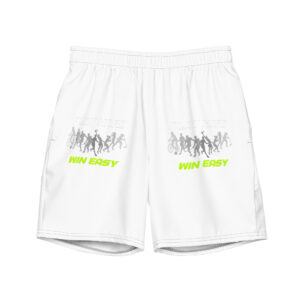 Recycled Swim Trunks "PLAY HARD, WIN EASY 2"