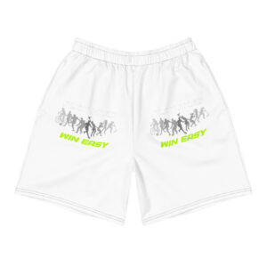 All-Over Print Unisex Athletic Long Shorts "PLAY HARD, WIN EASY 2"
