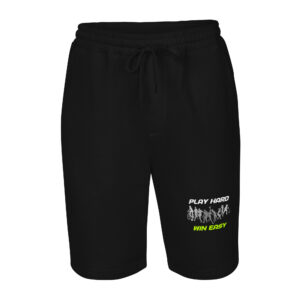 Men's fleece shorts "PLAY HARD, WIN EASY 2"