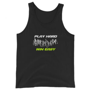 Men's Tank Top "PLAY HARD, WIN EASY 2"