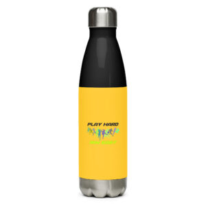 Stainless steel water bottle "PLAY HARD, WIN EASY"