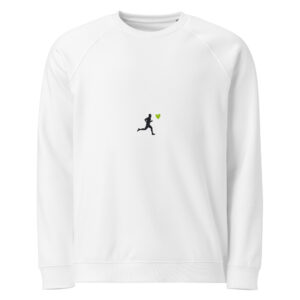 Unisex organic raglan sweatshirt