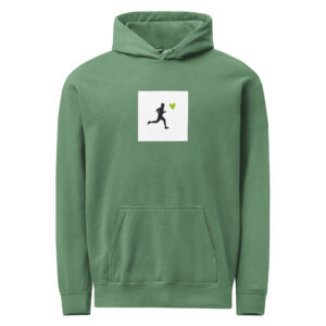 Unisex garment-dyed hoodie