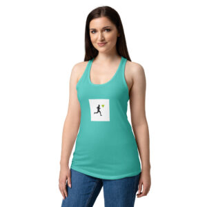 Women’s fitted racerback tank top